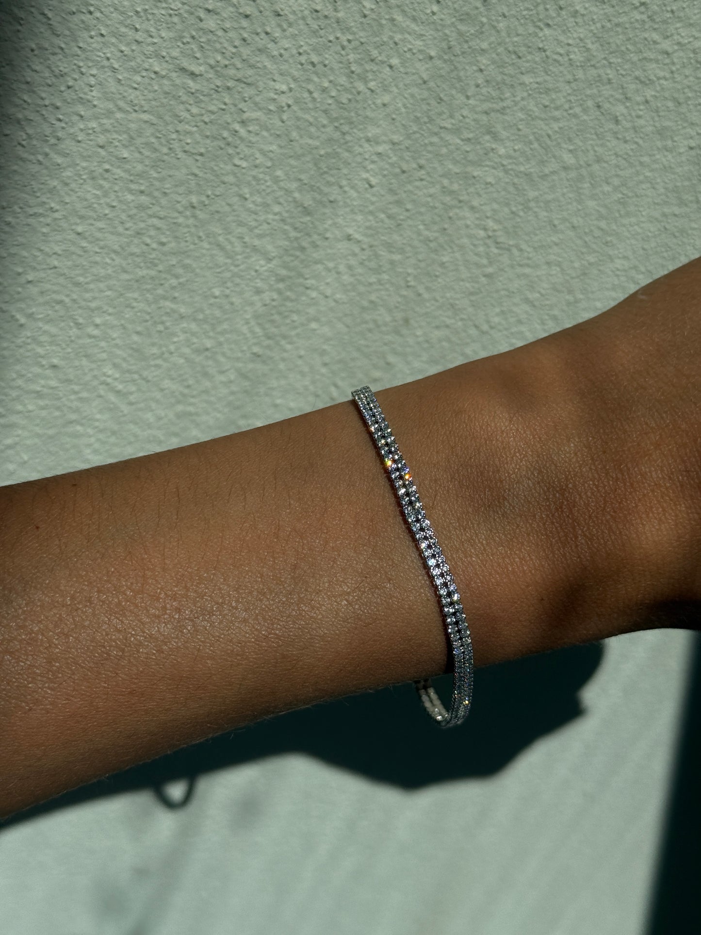 Bracciale Piatto Zirconi