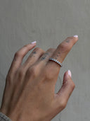 Anello Eternity Zirconi bianchi