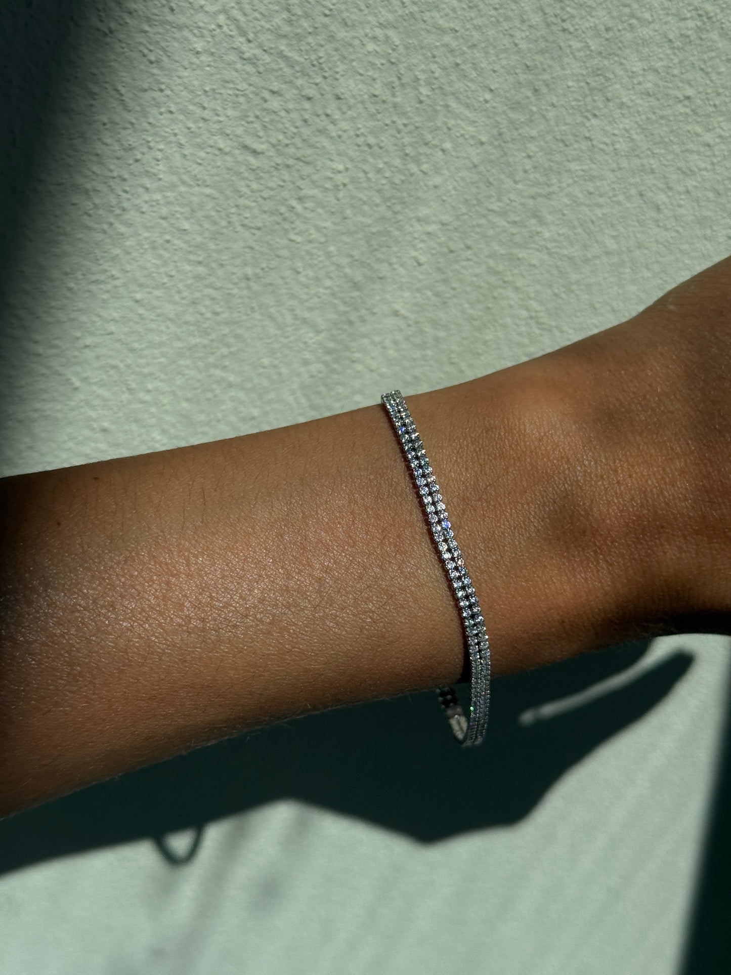 Bracciale Piatto Zirconi
