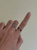 Anello Contrariè Pietre Semipreziose