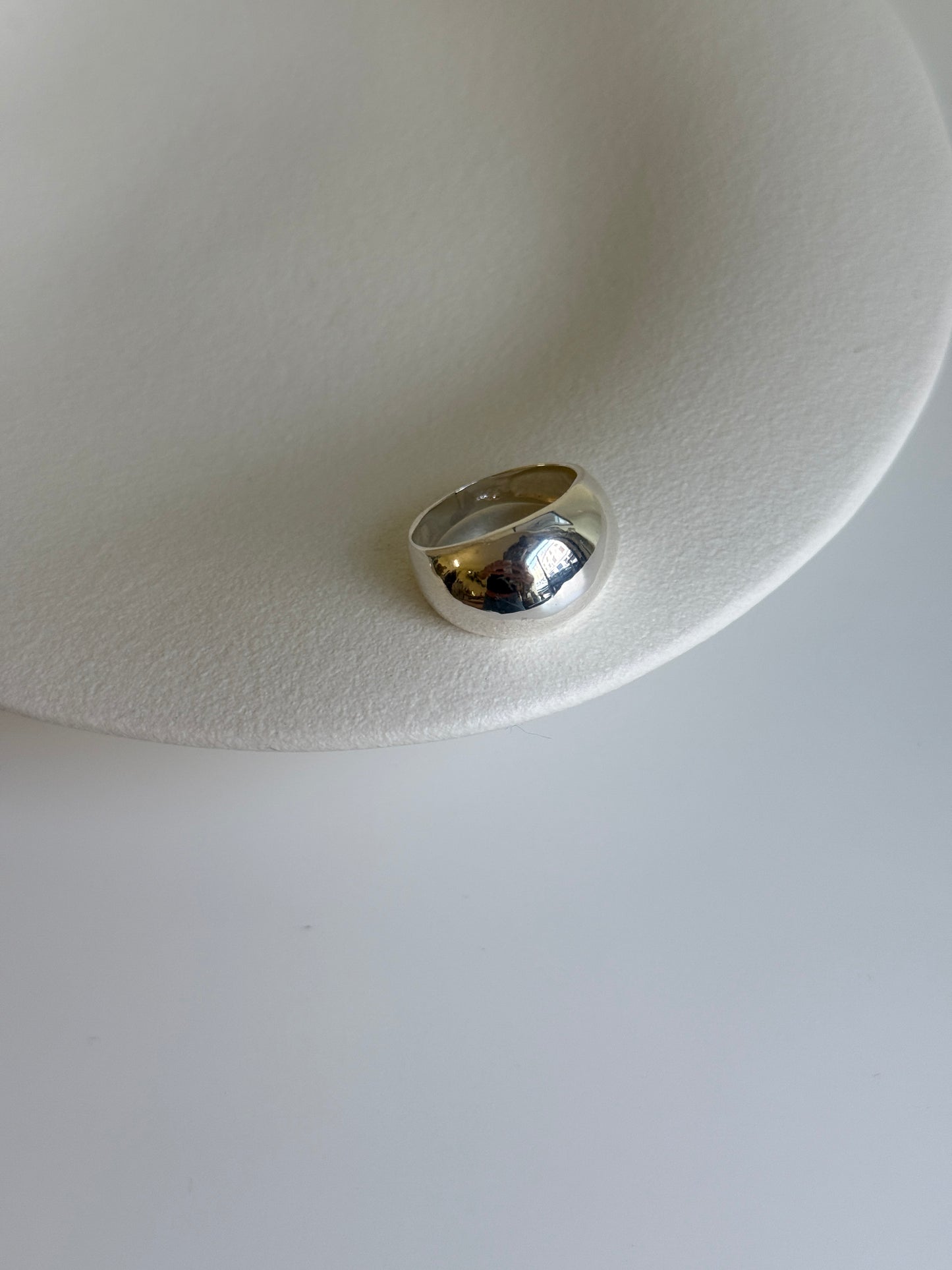 Anello Bombato Silver