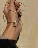 Bracciale Bangle con Iolite