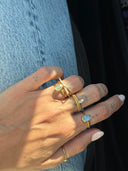 Anello Pietre Semipreziose