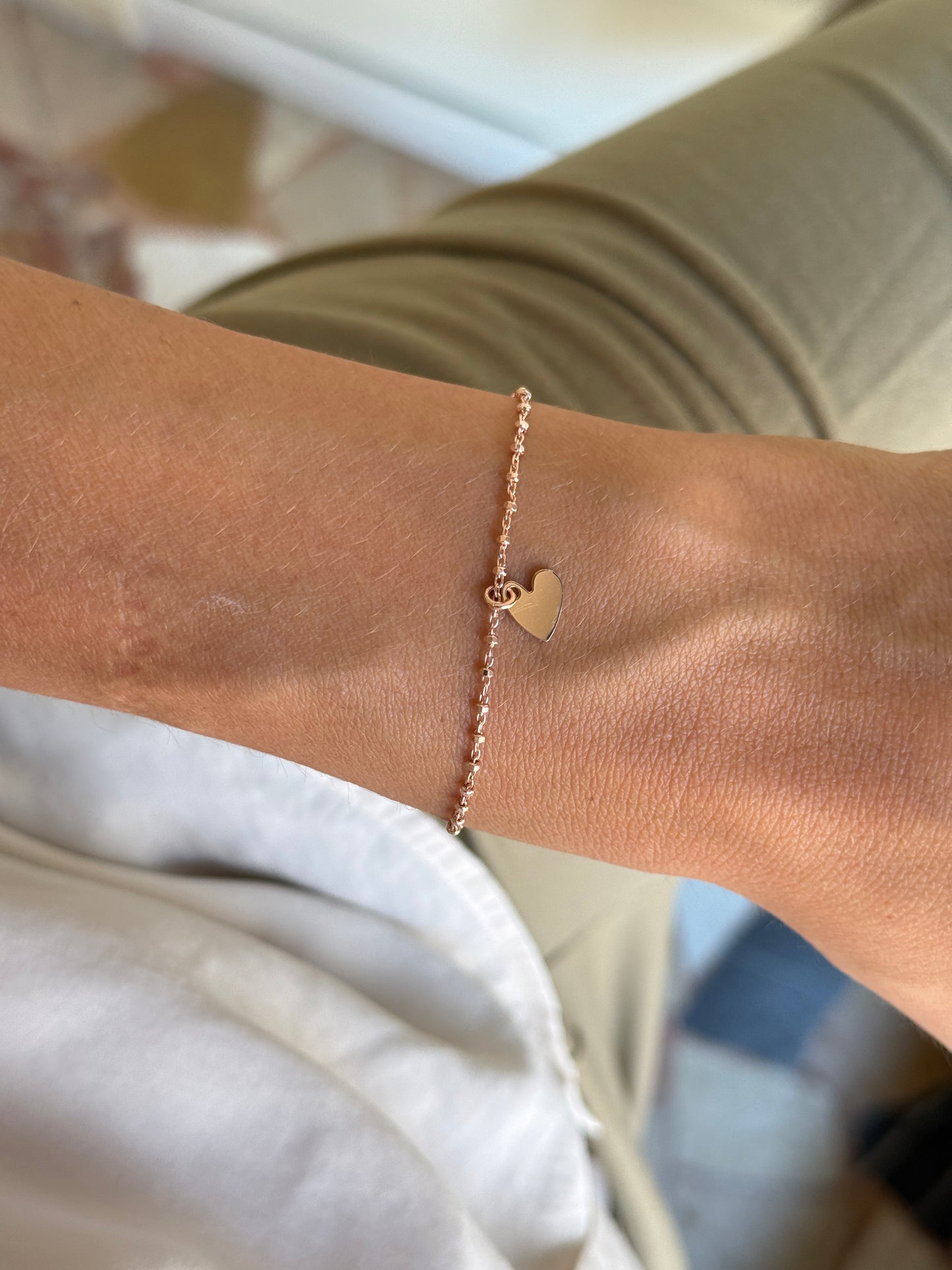 Bracciale Cuore Rosè