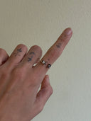 Anello Contrariè Pietre Semipreziose