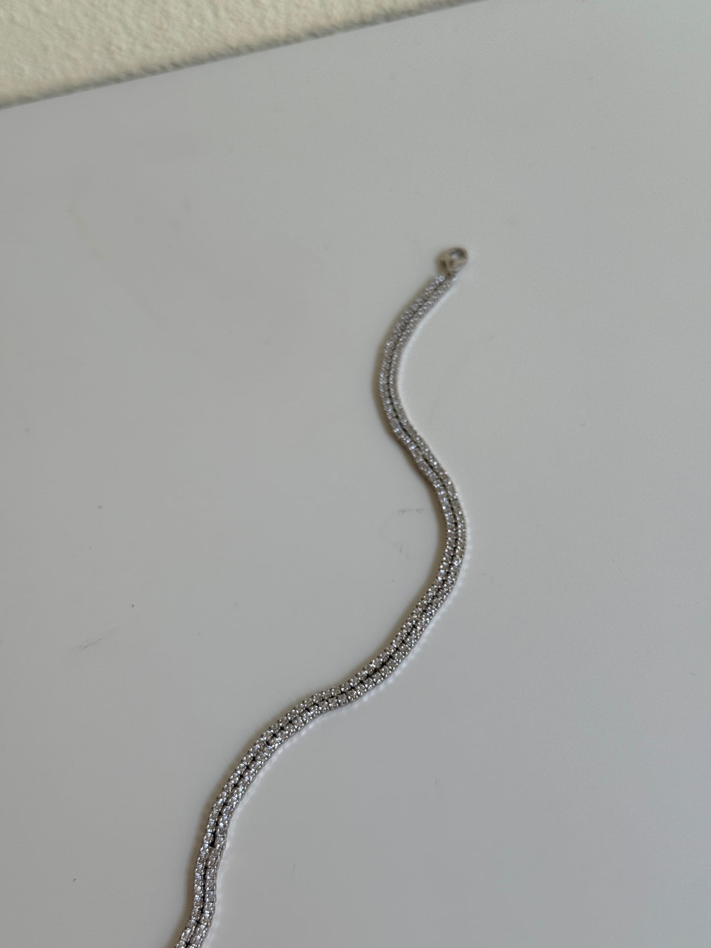 Bracciale Piatto Zirconi