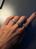 Anello Eternity Irregolare