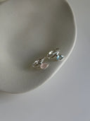 Anello Silver Goccia Orizzontale