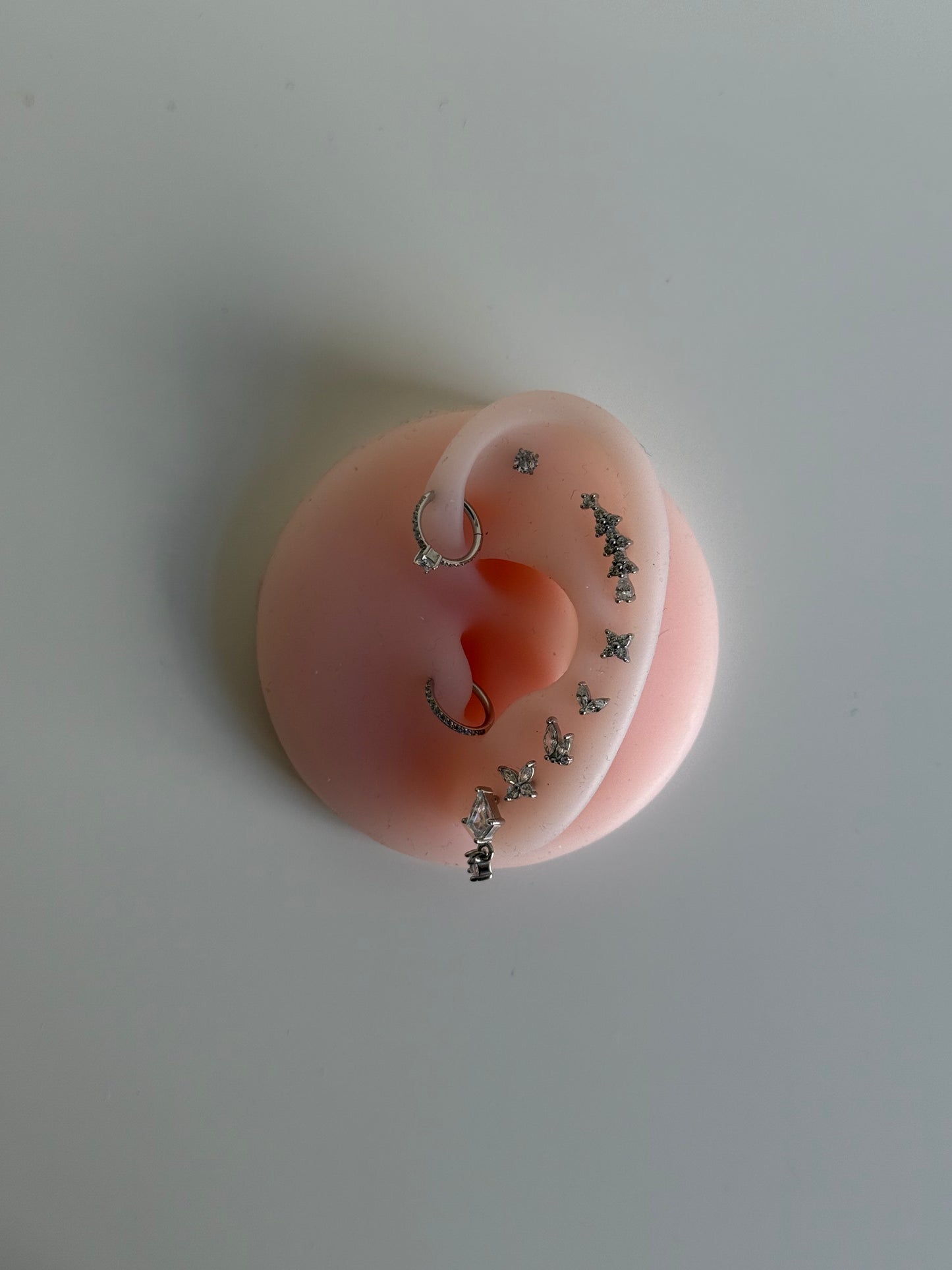 Piercing labret cometa