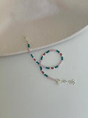 Bracciale zirconi multicolore