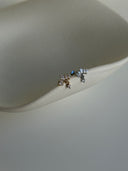 Piercing labret punto luce pendente