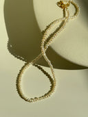 White Pearls Choker