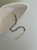 Bracciale granato e pepite