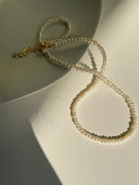 White Pearls Choker