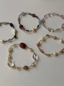 Bracciali elastici con pietre