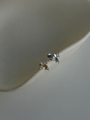Piercing labret punto luce pendente