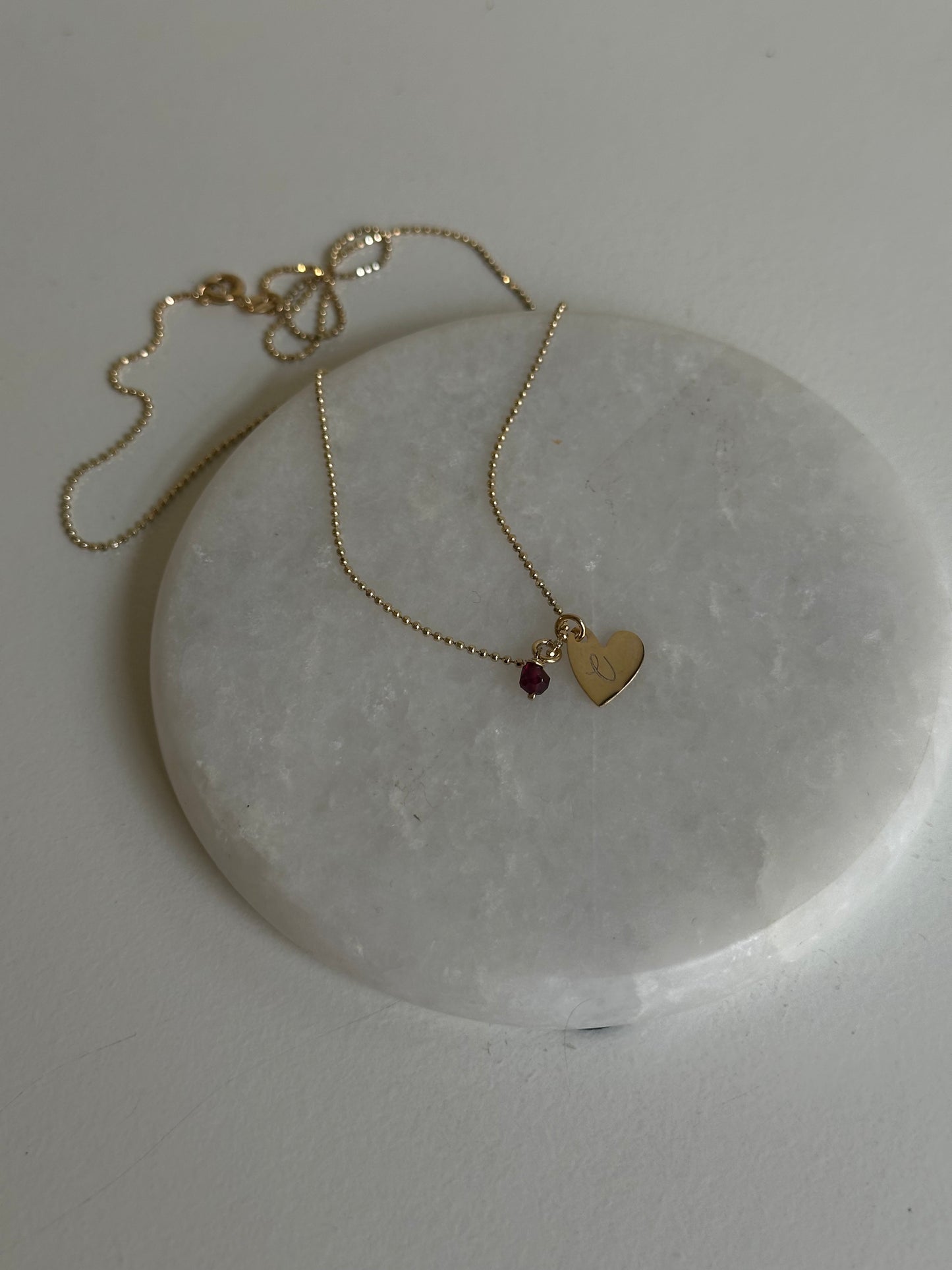 Collana cuore iniziale