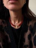 Collana Corniola Boule