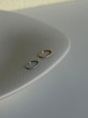 Piercing hoop sottile zirconi