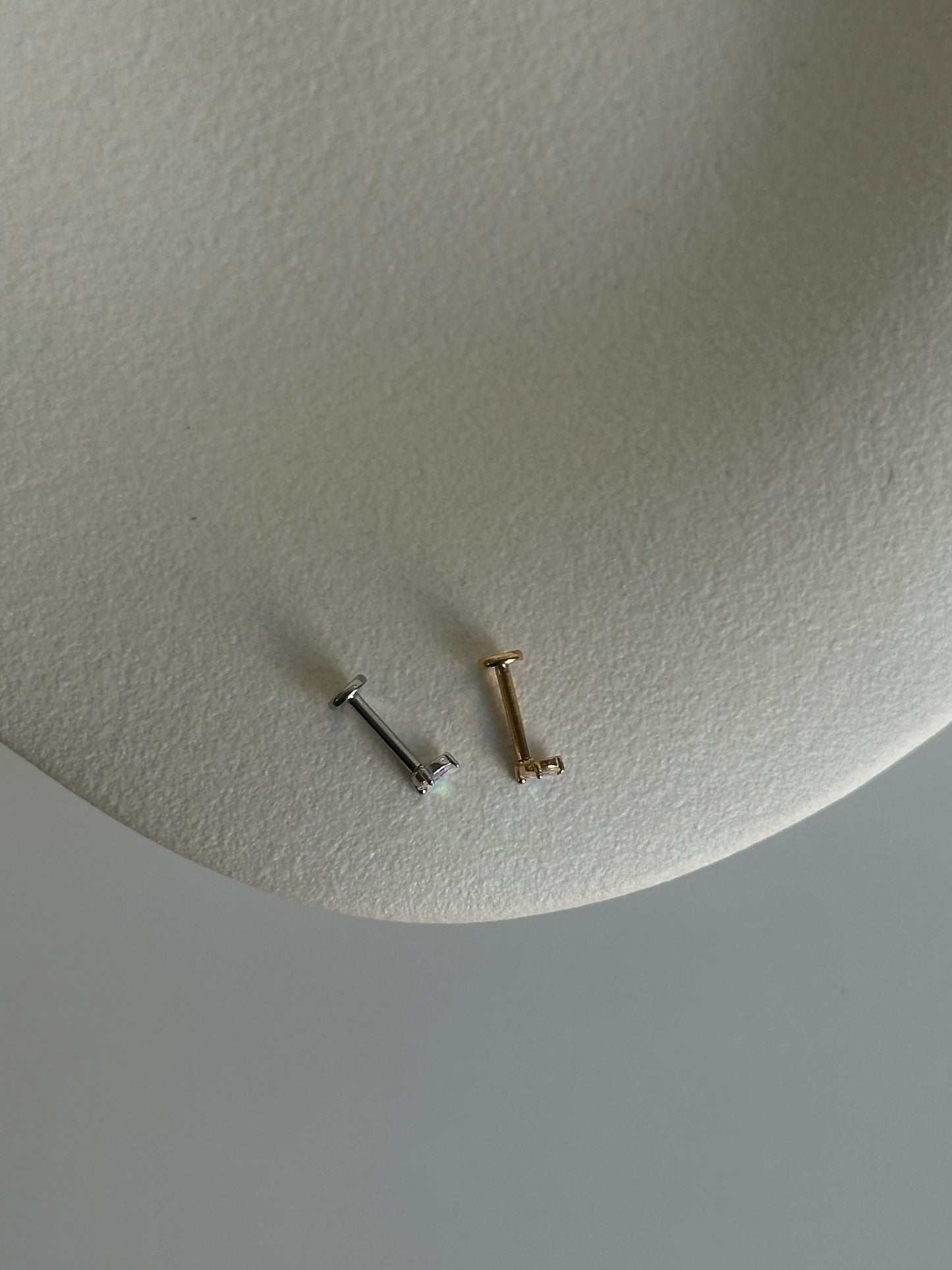 Piercing labret libellula
