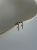 Piercing labret catenella