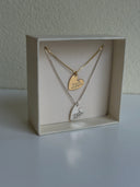 Collana con cuore inciso