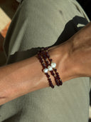 Bracciale Granato e Perla
