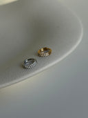 Piercing hoop doppia fascia zirconi