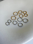 Piercing hoop sottile zirconi