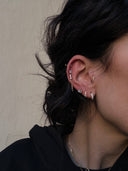 Piercing hoop con punto luce