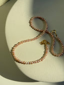 Pink Pearls Choker