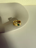 Anello Zircone Verde