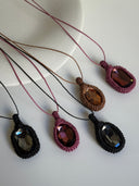 Collana Crystal Macrame