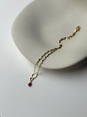 Choker Squamette Ruby
