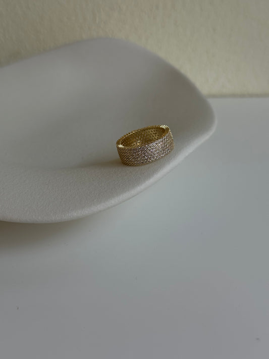 Pavè zirconi ring