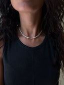 White Pearls Choker