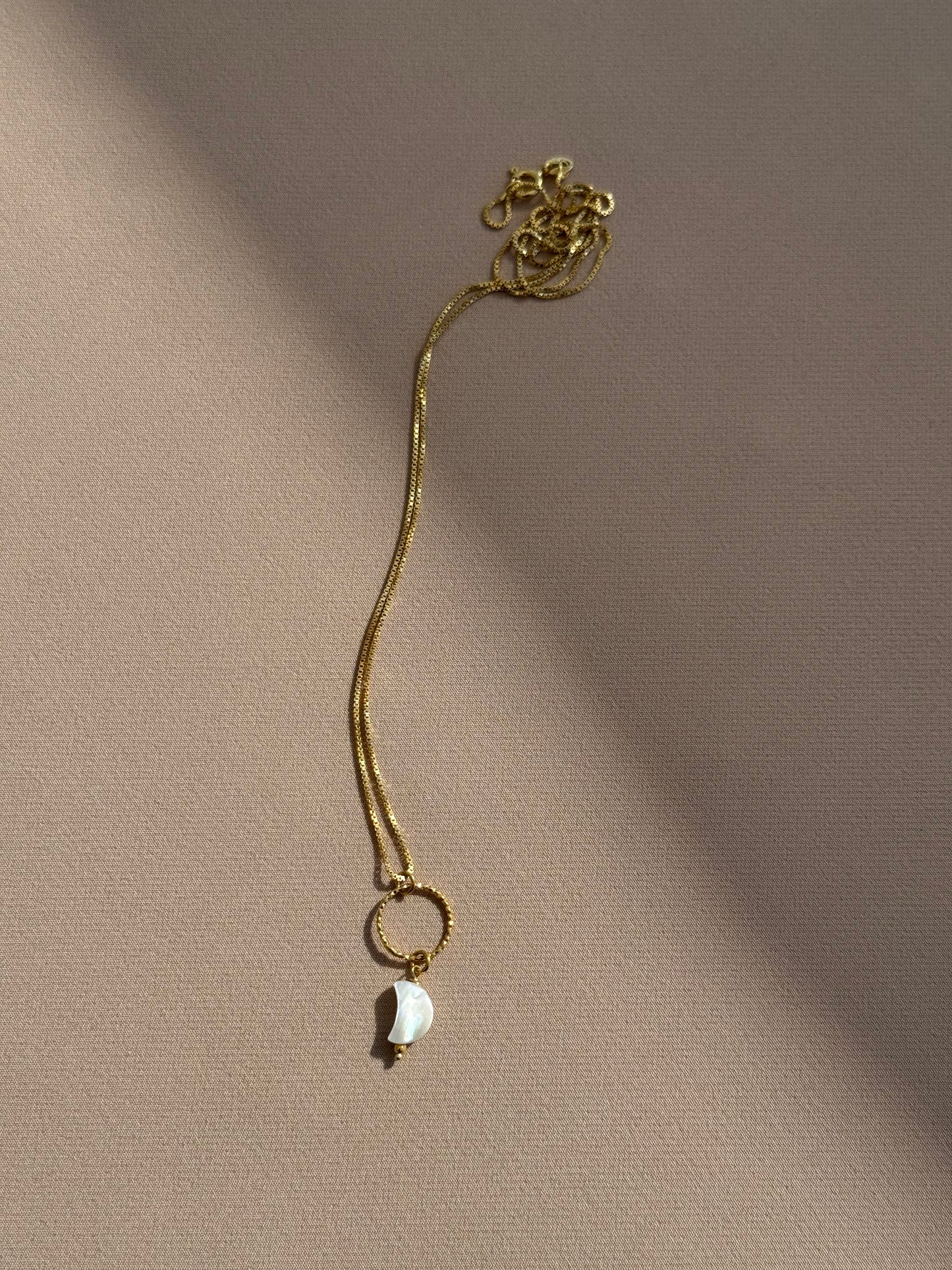 White Moon Necklace