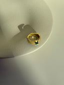 Anello Zircone Verde