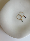 Micro hoops zircone fucsia
