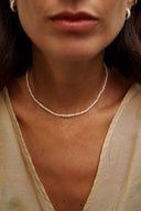 White Pearls Choker