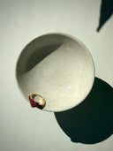 Anello Cuore Pavè Fucsia