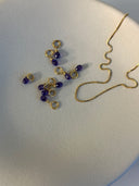PURPLE TEARS charm