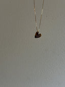 Collana con cuore inciso