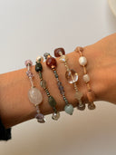 Bracciali elastici con pietre