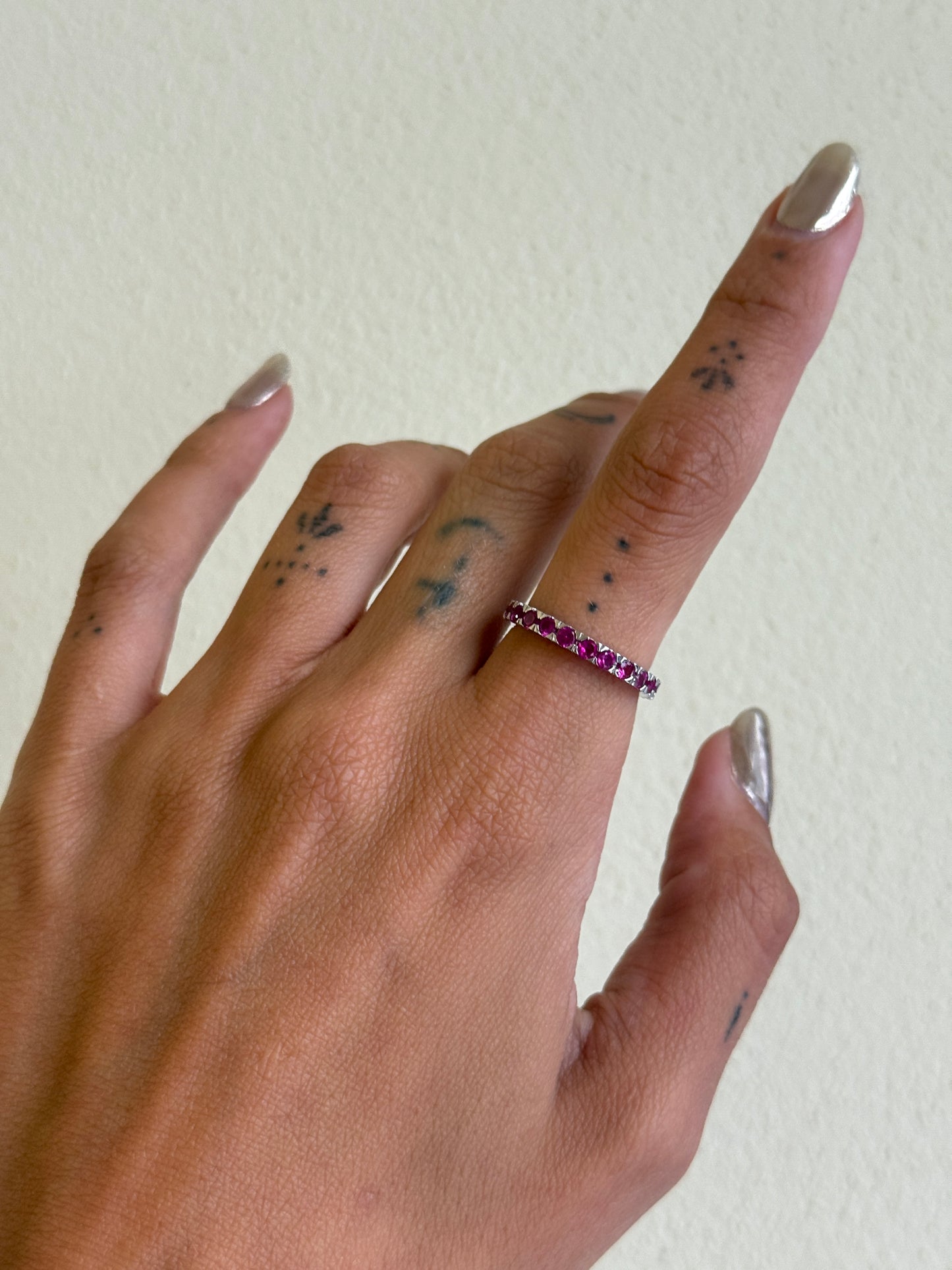 Eternity zirconi fucsia