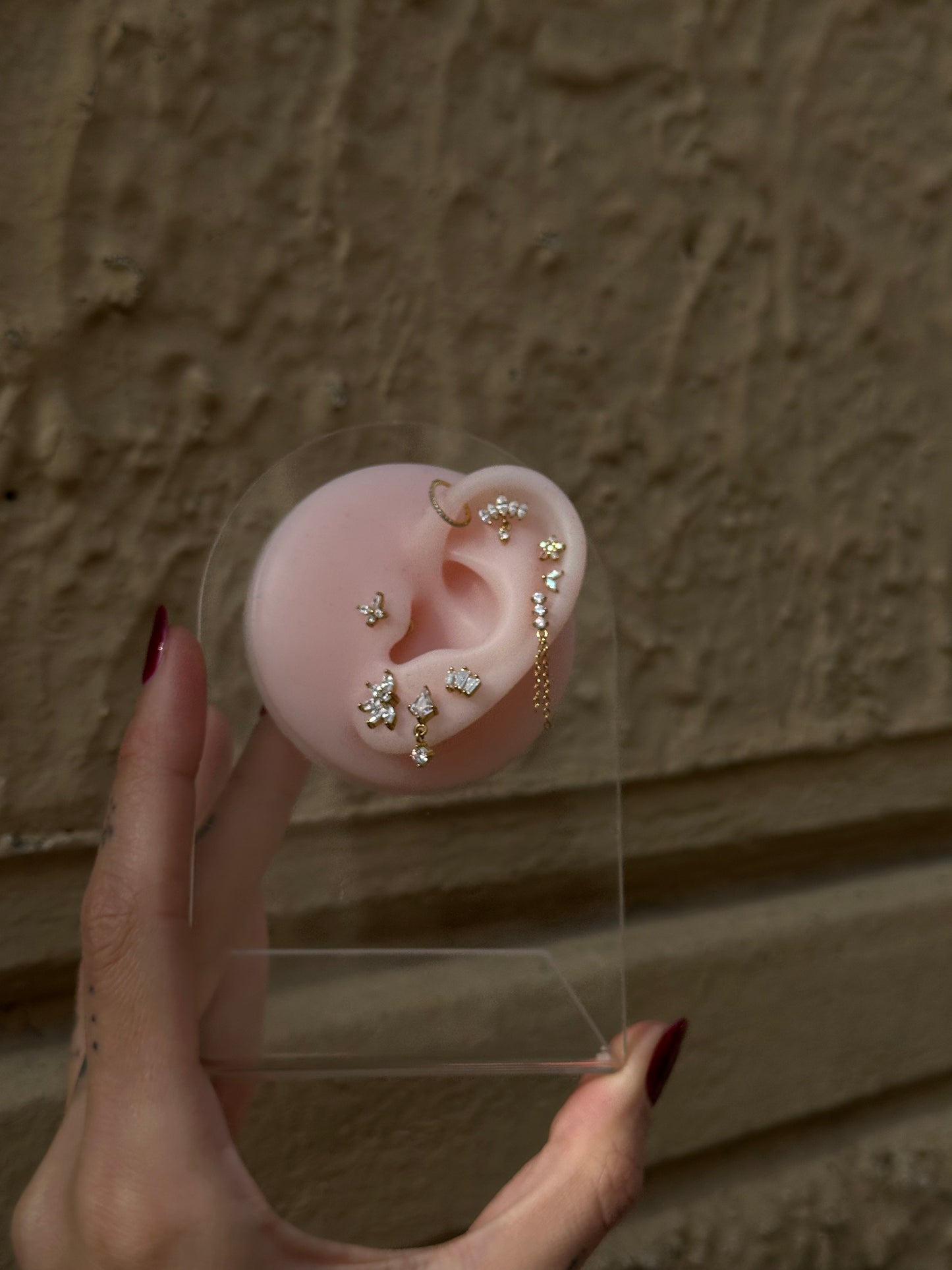 Piercing labret libellula