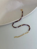 Bracciale granato e pepite