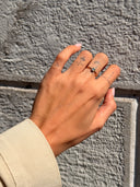 Anello Zaffiro Naturale Oro 9k