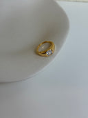 Anello Zircone Quadrato