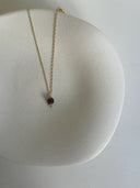 Choker pietra viola